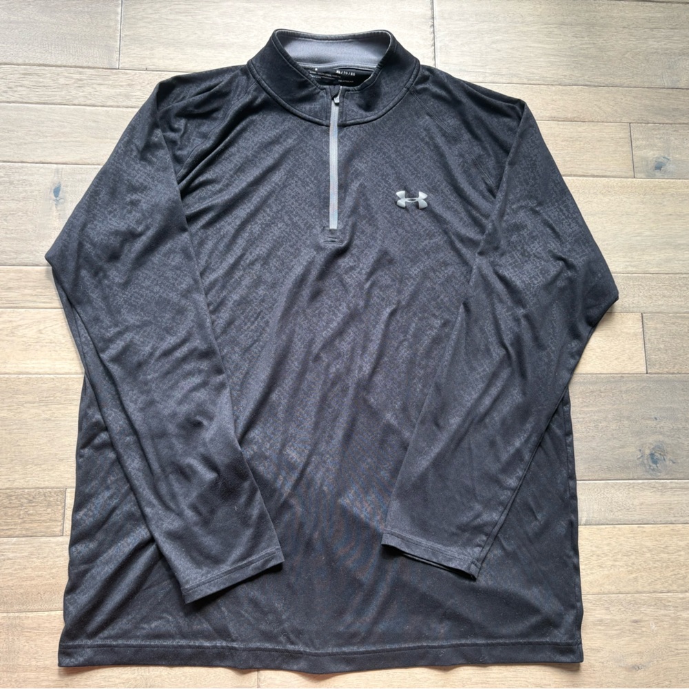 Under Armour Black Quarter Zip Pullover